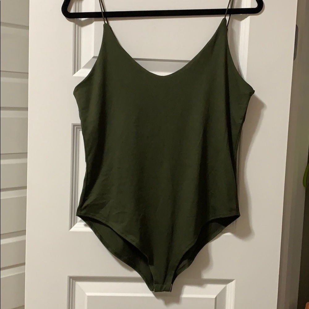 Oblige green bodysuit